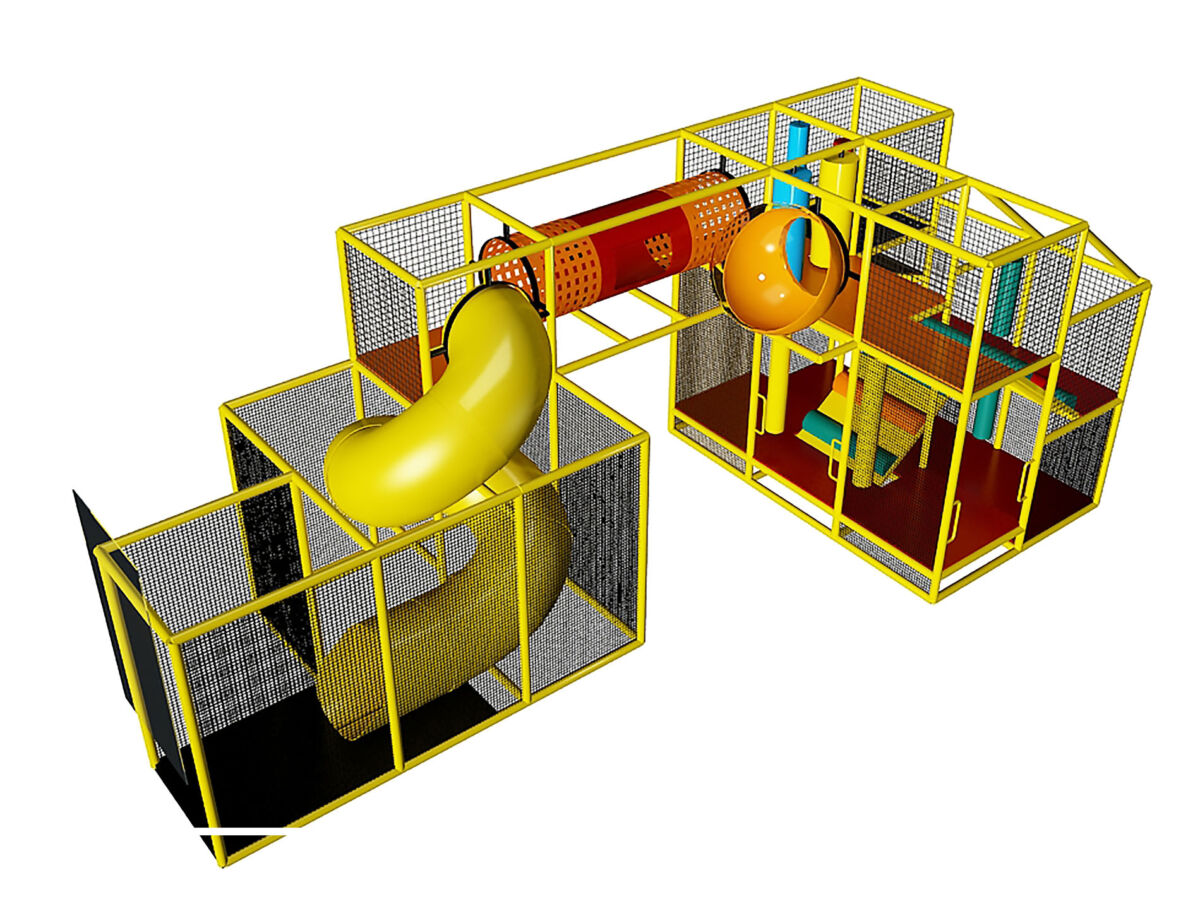 Buy Indoor Playground Equipment Gps483 Indoor Playsystem Size 11 Ft H X 12 Ft W X 29 Ft